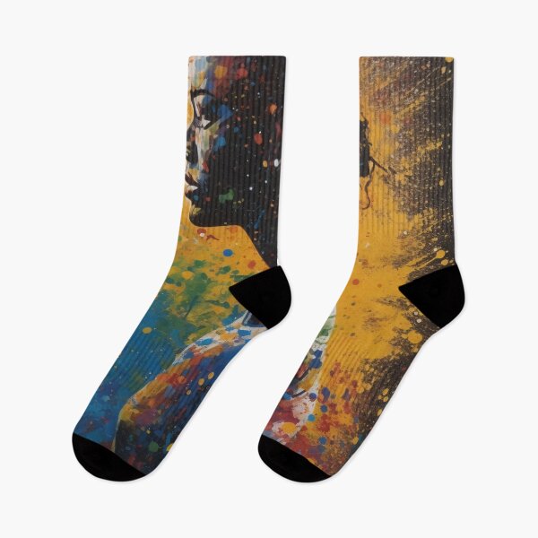 Item preview, Splatter Paint Portraits designed and sold by MidJourneymen.