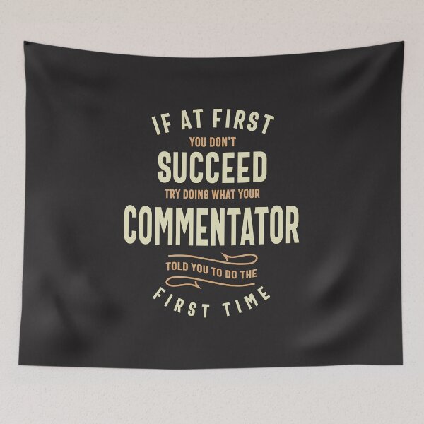 Item preview, Listen to the Commentator designed and sold by cidolopez.
