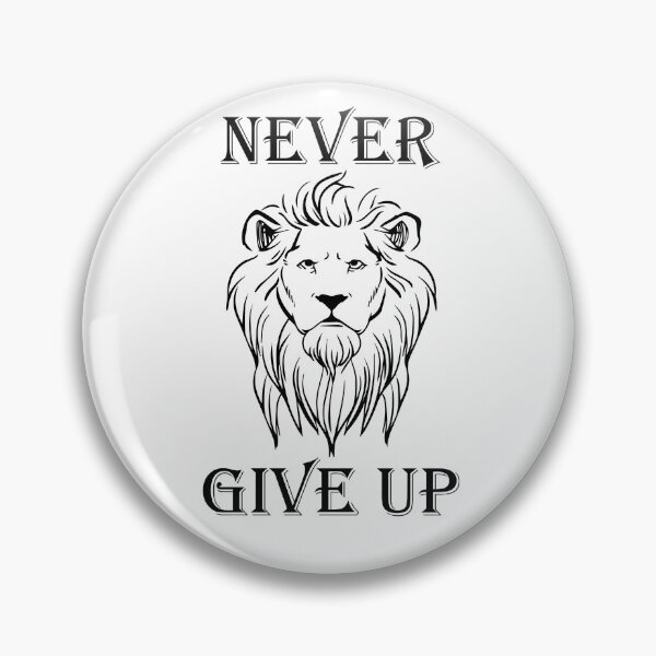 Item preview, Never give up designed and sold by czarnyfeniks.