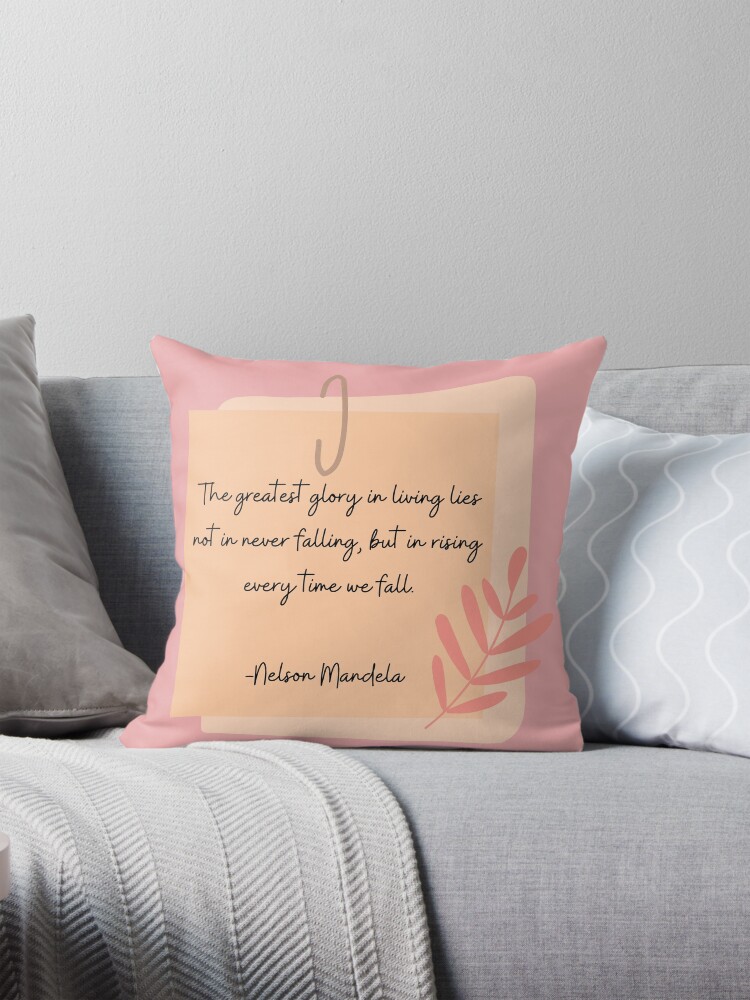 Inspirational Quote Post it Inspo Quotes Motivational Message Daily Motivation Pillow for Sale by Seishinart Redbubble