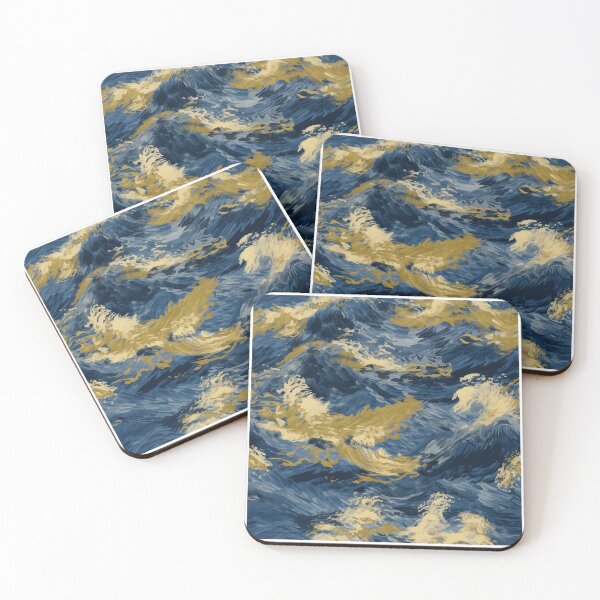 Item preview, Abstract Waves inspired by Van Gogh designed and sold by Pedro Wolff.