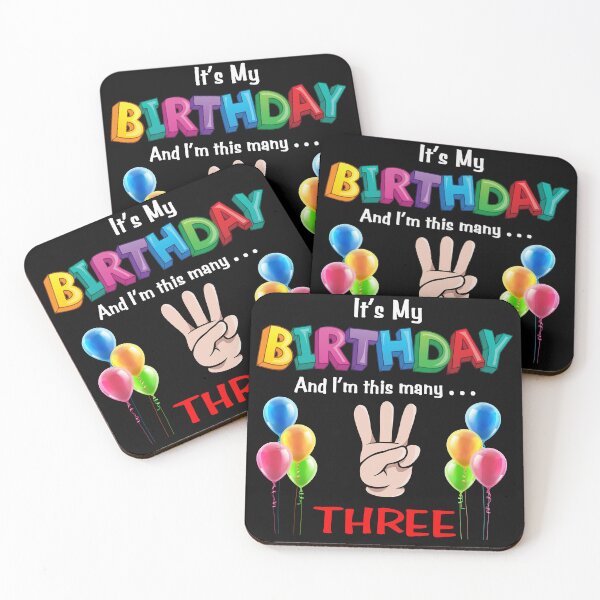 Item preview, Three Year Old Birthday designed and sold by ORTHODX.