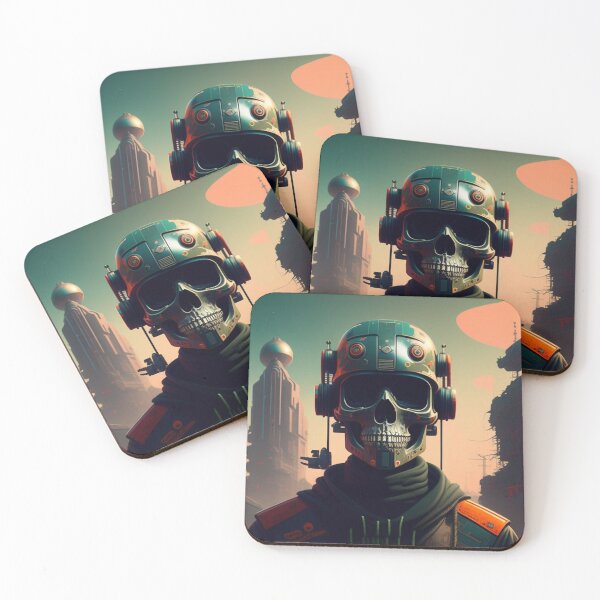 Item preview, Cyberpunk Skull 2 designed and sold by Skull Rhiz.