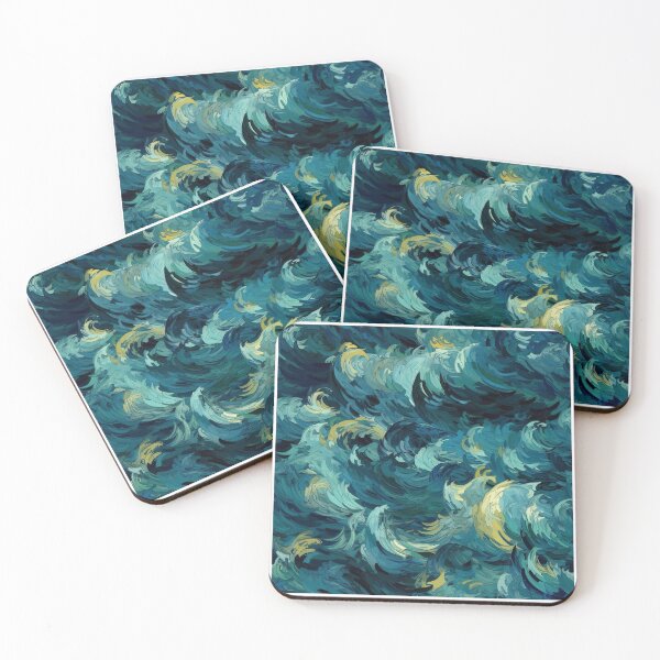 Item preview, Abstract Waves inspired by Van Gogh #2 designed and sold by Pedro Wolff.