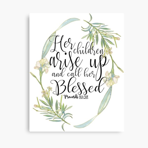 Proverbs 31 Canvas Prints Redbubble