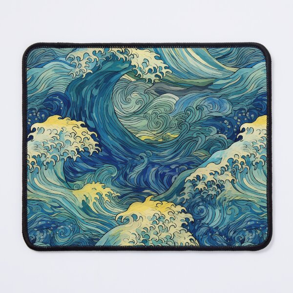 Item preview, Abstract Waves inspired by Van Gogh #3 designed and sold by Pedro Wolff.