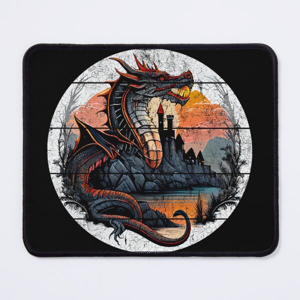 Item preview, Dragon with a Castle designed and sold by vladocar.