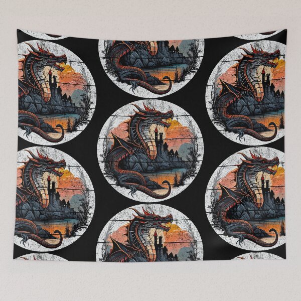Item preview, Dragon with a Castle designed and sold by vladocar.