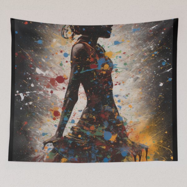 Item preview, Afrofuturism Art designed and sold by MidJourneymen.