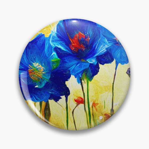Item preview, Exploring Imaginary Worlds: The Vibrant Himalayan Blue Poppy I designed and sold by Rocky Mountain Artistry.