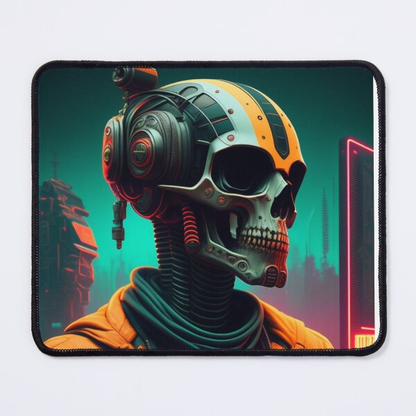 Item preview, Cyberpunk Skull 3 designed and sold by Skull Rhiz.