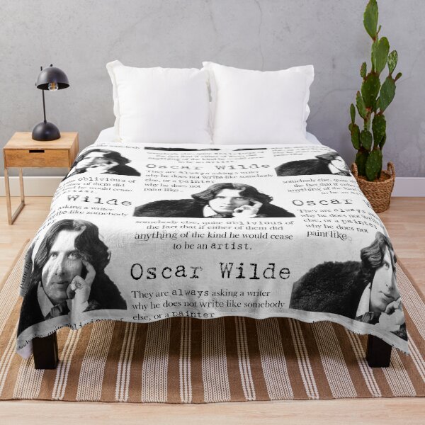 Item preview, Oscar Wilde Writer Gift Art Quote designed and sold by Rebel Misfits.