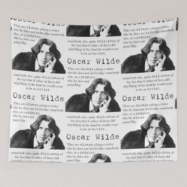 Item preview, Oscar Wilde Writer Gift Art Quote designed and sold by Rebel Misfits.