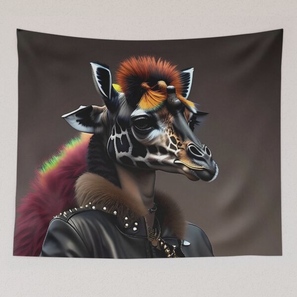 Item preview, Rock Your Style with Giraffe Punk's Bold T Shirt designed and sold by artmanikin.