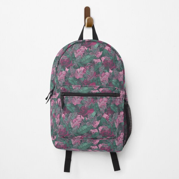 Item preview, Jungle punk - dark pink / green designed and sold by LukomiArt.
