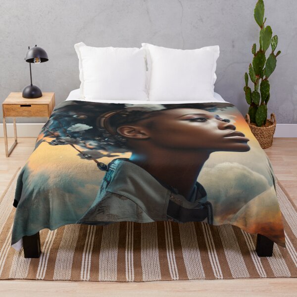 Item preview, Afrofuturism Art designed and sold by MidJourneymen.
