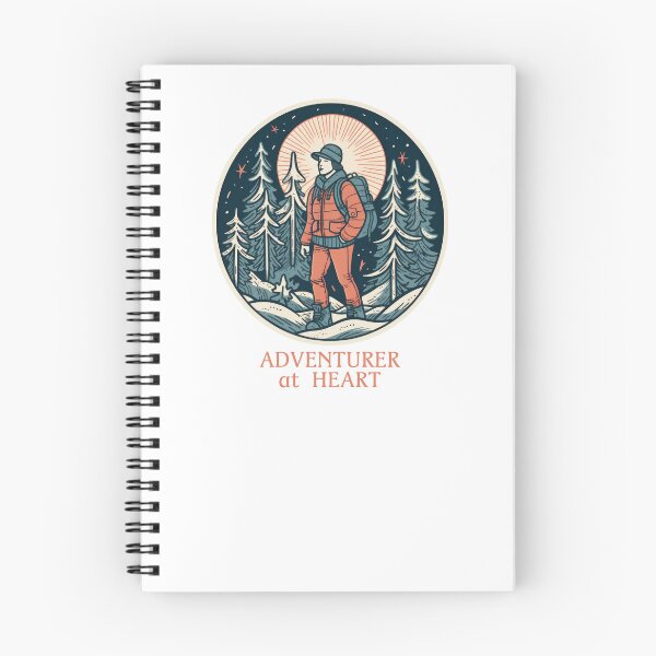 Item preview, Adventurer at Heart - Mountains, Camping, Wanderlust, Hiking, Backpacking, Outdoor Unisex, Apparel Gift designed and sold by Gorma Kuma.