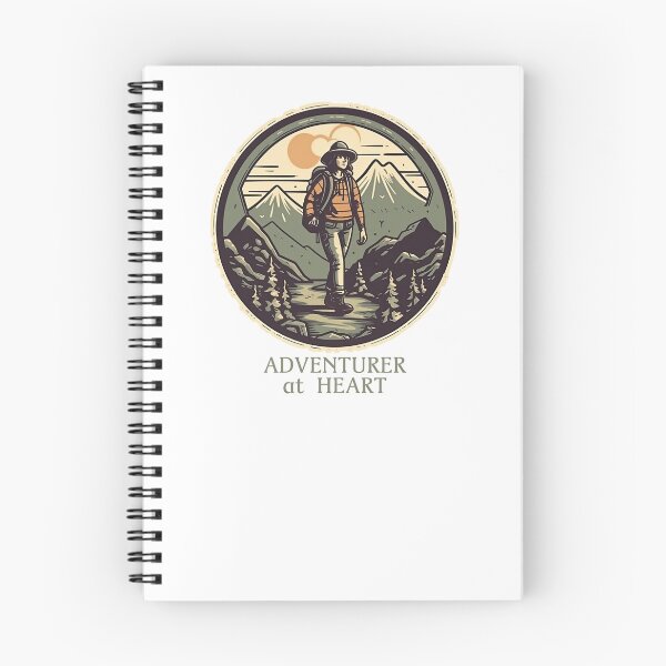 Item preview, Adventurer at Heart - Mountains, Camping, Wanderlust, Hiking, Backpacking, Outdoor Unisex, Apparel Gift designed and sold by Gorma Kuma.