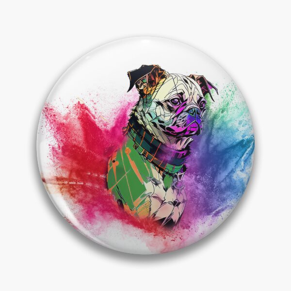 Item preview, Inkpunk Pug designed and sold by The Starling.