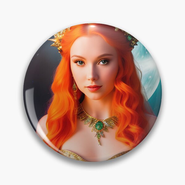 Item preview, Redheaded Sorceress With Candle designed and sold by SolarisMoon.