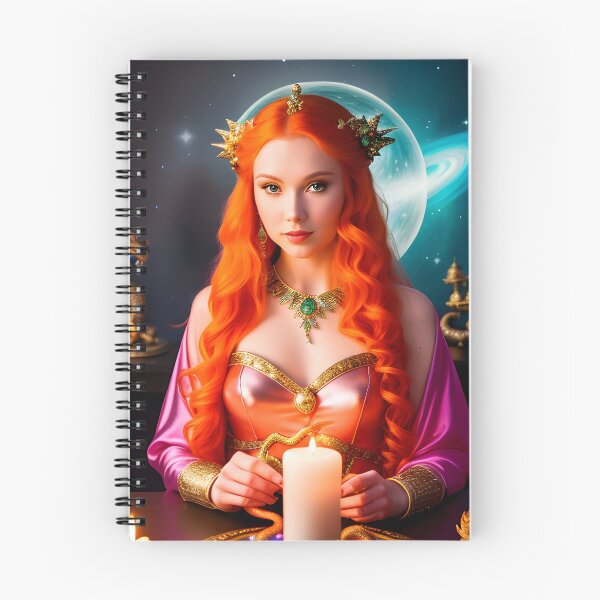 Item preview, Redheaded Sorceress With Candle designed and sold by SolarisMoon.