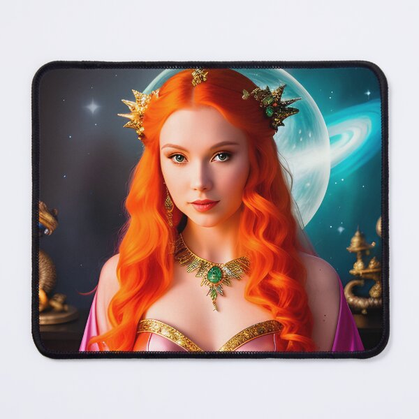 Item preview, Redheaded Sorceress With Candle designed and sold by SolarisMoon.