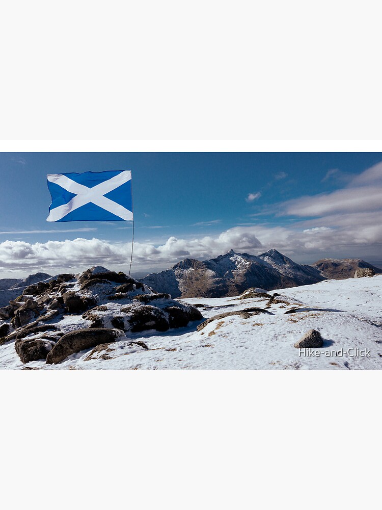 Thumbnail 6 of 6, Coffee Mug, Beinn a’ Chochuill Saltire designed and sold by Hike-and-Click.