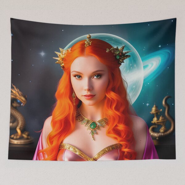 Item preview, Redheaded Sorceress With Candle designed and sold by SolarisMoon.