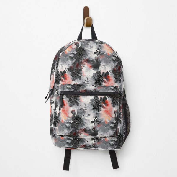 Item preview, Smoke Flowers - Black / light red designed and sold by LukomiArt.