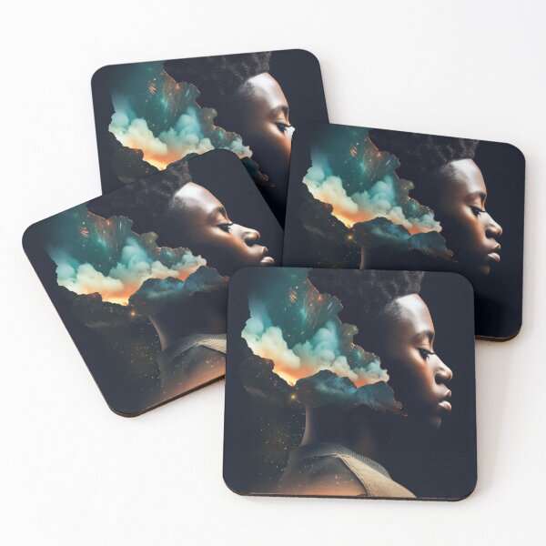 Item preview, Afrofuturism Art designed and sold by MidJourneymen.