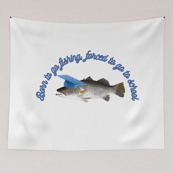 Item preview, Born to go fishing, forced to go to school designed and sold by perfect2print.