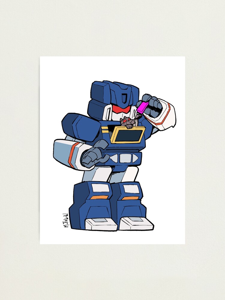 Transformers Prime Soundwave: Superior Art Print for Sale by