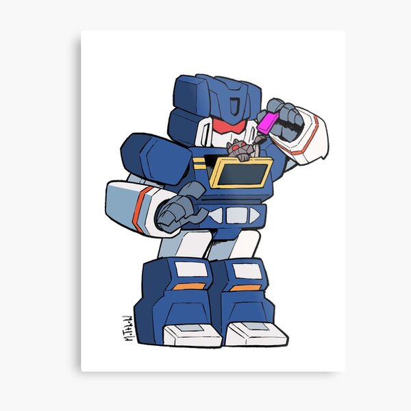 Soundwave and Kitty Metal Print