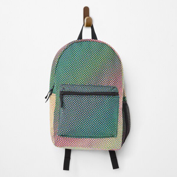 Item preview, Peach Pink and Green Pastel Illusion Abstract Pattern Color Diagonal Gradient Halftone designed and sold by kattakitty.