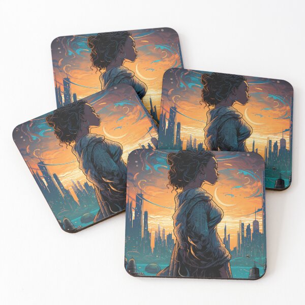 Item preview, Afrofuturism Art designed and sold by MidJourneymen.