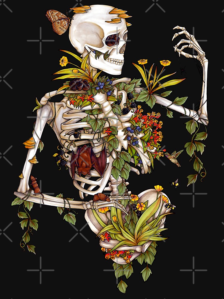 Thumbnail 7 of 7, Active T-Shirt, Bones and Botany designed and sold by edemoss.