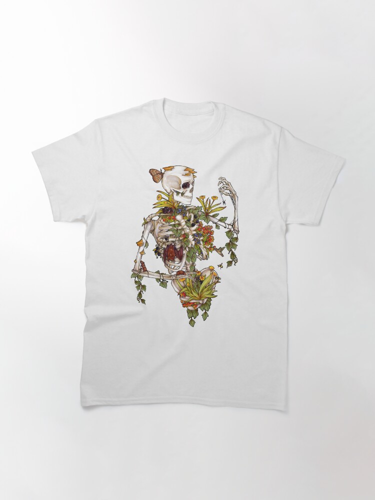 Thumbnail 3 von 7, Classic T-Shirt, Knochen und Botanik designt und verkauft von edemoss.