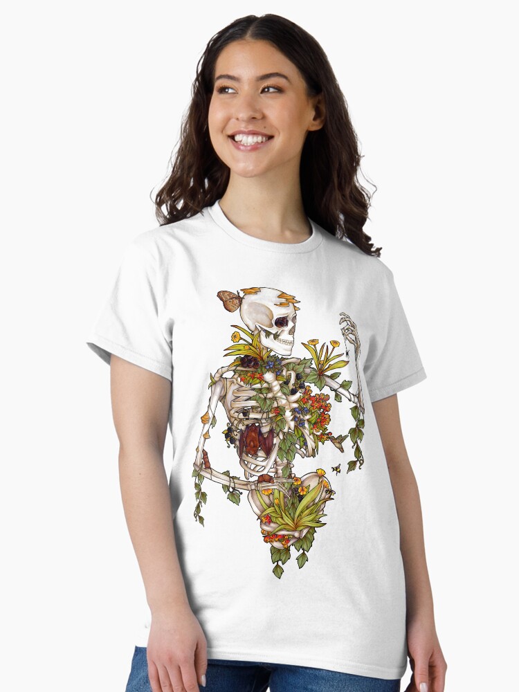 Thumbnail 2 von 7, Classic T-Shirt, Knochen und Botanik designt und verkauft von edemoss.