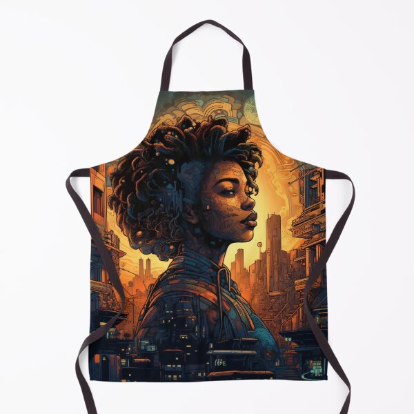 Artikelvorschau, Afrofuturism Art entworfen und verkauft von MidJourneymen.
