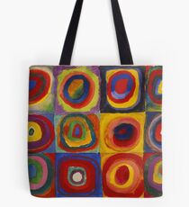 Color Study. Squares with Concentric Circles 1913 Tote Bag