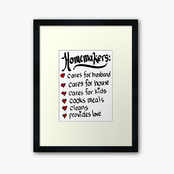 Item preview, Homemaker Qualities designed and sold by BubbleFluffCo.
