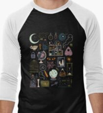 Camiseta ¾ estilo béisbol Ático embrujado