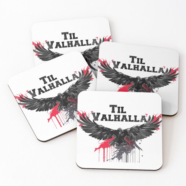 Item preview, Til Valhalla Viking Rune Hail Odin- Protection Rune, Raven, Hugin And Munin designed and sold by PhotoArtMC.