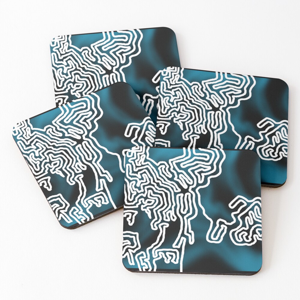 Item preview, Coasters (Set of 4) designed and sold by Raveclipse.