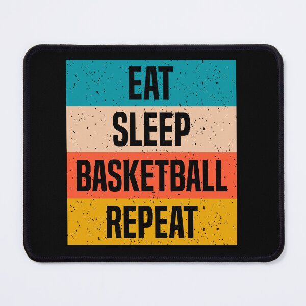 Item preview, Eat Sleep Basketball Repeat designed and sold by peacockcards.