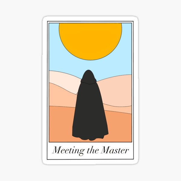 Item preview, Meeting the Master Tarot Card designed and sold by TriptoDreams.