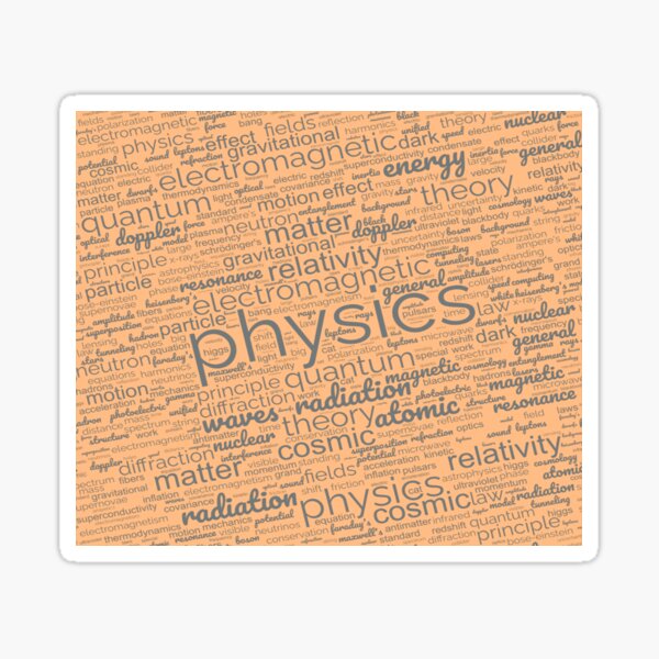 Item preview, Physics Stuff - Orange designed and sold by Fanarchist.