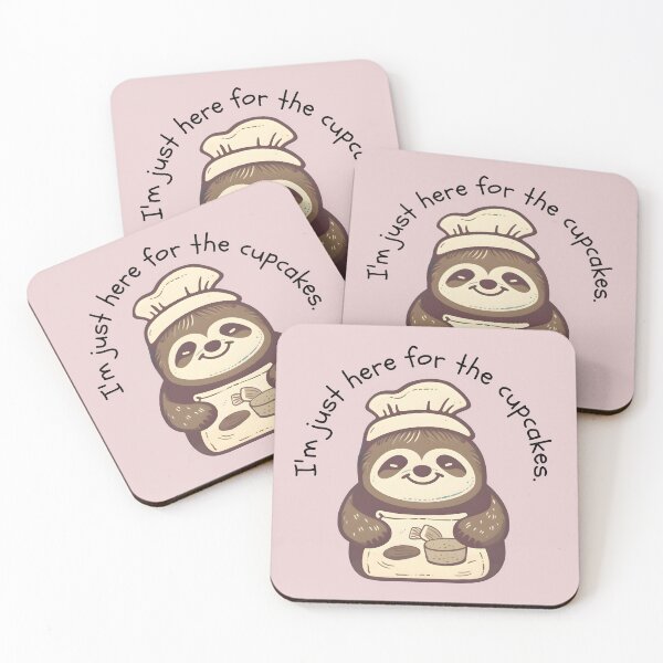 Item preview, I'm just here for the cupcakes | Funny Baking Pun designed and sold by Funlandia.