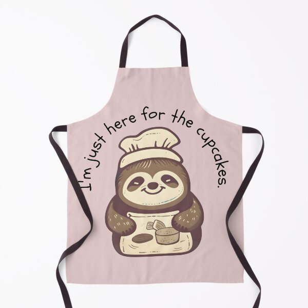 Item preview, I'm just here for the cupcakes | Funny Baking Pun designed and sold by Funlandia.