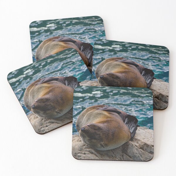 Item preview, Seal relaxing on a boulder designed and sold by Shizenkai.